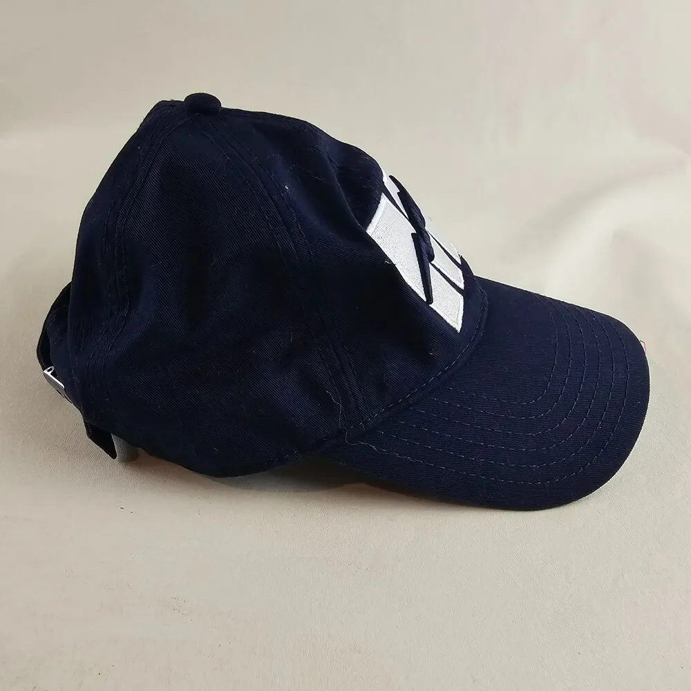 Under Armour Hat Womens OSFA Navy Blue Strapback Logo Baseball Cap Athletic Golf